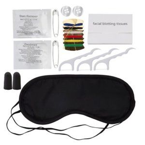 Lavender Adrienne Vittadini in flight travel Kit